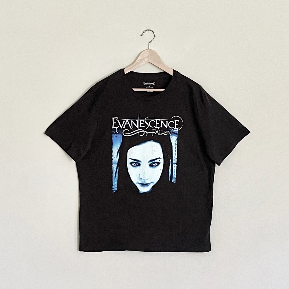 Evanescence Fallen Rock Album Black Band T Shirt Adult size XL